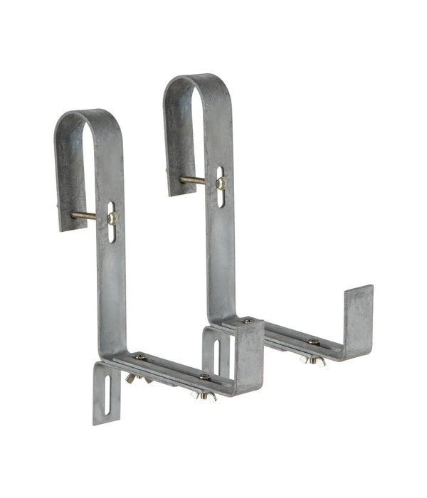 Metall-Blumenkastenhalter Für Runde Geländer, 2 Stück 1 Metall-Blumenkastenhalter Für Runde Geländer, 2 Stück
