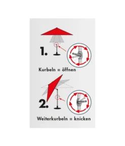 Doppler Sonnenschirm Expert Auto Tilt, Rund, Ca. Ø320 Cm -Compo Verkaufsgeschäft 1676428 1676477 1676485 1676931 WE DE 002 Expert320