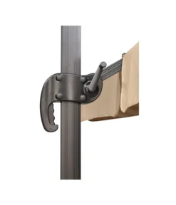 Schneider Classics Sonnenschirm Rhodos, Holzoptik, Quadratisch Ca. B300/T300 Cm -Compo Verkaufsgeschäft 1707751 WE DE 001 Rhodos3x3mocca