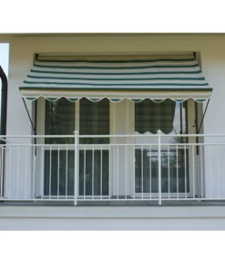 Angerer Klemmmarkise Grün-beige, Unterschiedliche Breiten