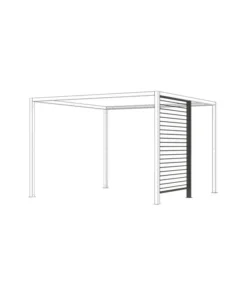 Siena Garden Schattenmanufaktur® Pergola Blende Aluminium, Ca. B160/H210 Cm