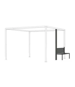Siena Garden Schattenmanufaktur® Pergola-Zubehör Bank
