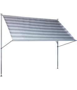 Angerer Klemmmarkise Premium, Gestreift, Ca. B150/H275/T170 Cm