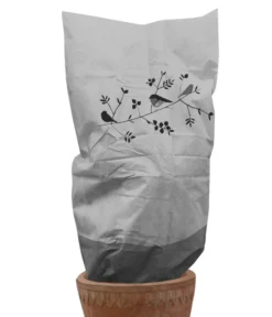 Videx XL-Vlieshaube Vogelzweig, Grau, Ca. B120/H180 Cm