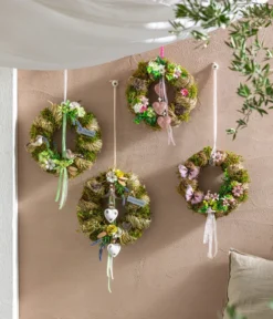 Dehner Türkranz Lavendel, Ca. Ø28 Cm -Compo Verkaufsgeschäft 22020216 WE MO 001 ImageBildKraenze Fruehling01