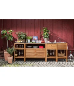 Dehner Schubladenschrank Southampton, 50 X 50 X 90 Cm -Compo Verkaufsgeschäft 2354900 WE FS 001 Outdoorkueche