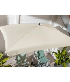 Dehner Sonnenschirm Keros, Rechteckig, Ca. B255/T170 Cm -Compo Verkaufsgeschäft 2408060 WE MO 003 DehnerSchirmKerosCremeNeu