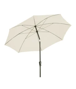 Dehner Sonnenschirm Paros, Rund, Ca. Ø250 Cm -Compo Verkaufsgeschäft 2408300 WE FS 003 SchirmparosCremeNeu