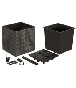 Dehner Kunststoff-Pflanztopf Dallas, Quadratisch, Ca. B35/H34/T35 Cm -Compo Verkaufsgeschäft 2460046 WE DE 002 DehnerKunststoffPflanztopfanthrazit36cmBlumentopf