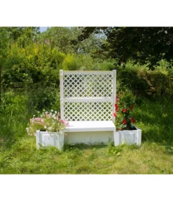 KHW Kunststoff-Gartenbank Kopenhagen -Compo Verkaufsgeschäft 2547511 WE MO 003 BankKopenhagenweiss