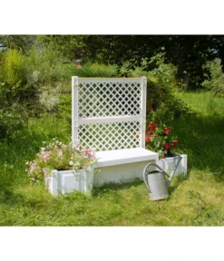 KHW Kunststoff-Gartenbank Kopenhagen -Compo Verkaufsgeschäft 2547511 WE MO 004 BankKopenhagenweiss