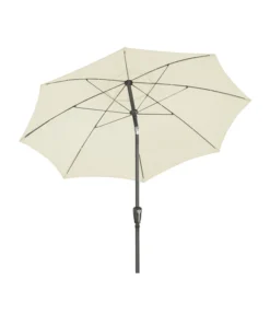 Dehner Sonnenschirm Kos, Rund, Ca. Ø220 Cm -Compo Verkaufsgeschäft 2750412 WE FS 003 SchirmKosCremeNeu