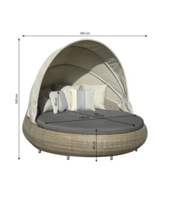 Dehner Sunlounger Florida, Ca. B160/H70/T220 Cm -Compo Verkaufsgeschäft 2766806 WE BG 001 SunloungerFlorida