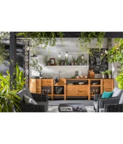 Dehner Schrank Southampton, 100 X 50 X 90 Cm -Compo Verkaufsgeschäft 2806644 WE MO 002 Outdoorkuechesouthampton