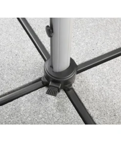 Schneider Premium Ampelschirm Monaco, Granitgrau, Quadratisch, Ca. B300/T300 Cm -Compo Verkaufsgeschäft 2887982 WE DE 007 SchirmMOnaco300x300