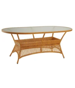 Best Alu-Korbtisch Madelene, Oval, Ca. B180/H73/T100 Cm