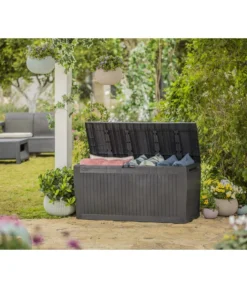 Keter Aufbewahrungsbox Comfy, 270 Liter, Ca. B116,7/H57/T44,7 Cm -Compo Verkaufsgeschäft 3128733 WE MO 003 KeterAufbewahrungsbox