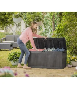 Keter Aufbewahrungsbox Comfy, 270 Liter, Ca. B116,7/H57/T44,7 Cm -Compo Verkaufsgeschäft 3128733 WE MO 004 KeterAufbewahrungsbox