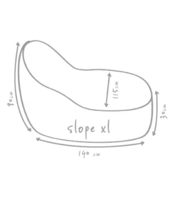 Outbag Outdoor-Sitzsack Slope XL Plus -Compo Verkaufsgeschäft 3464930 WE DE 002 SlopeXlPlusAnthrazit