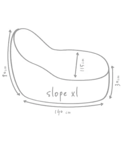 Outbag Outdoor-Sitzsack Slope XL Skin -Compo Verkaufsgeschäft 3466166 WE DE 002 SlopeSkinKieselXl