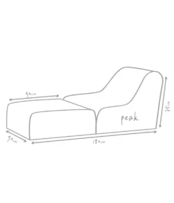 Outbag Outdoor-Sitzsack Peak Plus -Compo Verkaufsgeschäft 3470630 WE DE 002 PeakPlusRed