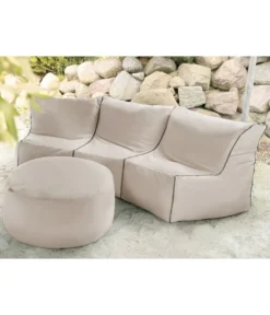 Outbag Outdoor-Sitzsack Piece Zipper Plus -Compo Verkaufsgeschäft 3484821 WE MO 002 OutbagOutdoorsitzsackbeige