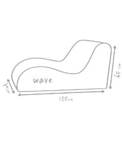 Outbag Outdoor-Sitzsack Wave Plus -Compo Verkaufsgeschäft 3501046 WE DE 002 WavePlusMud