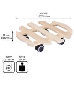 Wagner Multi-Pflanzenroller Rund, Ø 35 Cm -Compo Verkaufsgeschäft 3519519 WE BG 003 MULTIROLLER