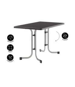Sieger Boulevard-Klapptisch Mecalit®-PRO, Ca. B115/H72/T70 Cm -Compo Verkaufsgeschäft 3885407 WE IG 001 KLAPPTISCHGRAPH115X70hellgrau