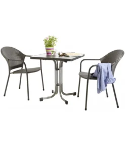 Sieger Boulevard-Klapptisch Mecalit®-PRO, Ca. B70/H72/T70 Cm -Compo Verkaufsgeschäft 3885589 WE FS 001 GruppeCesao