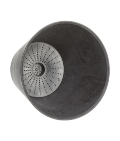 Artstone Kunststoff-Blumentopf Claire, Rund -Compo Verkaufsgeschäft 3930047 BildD 002 ArtstoneKunststoffBlumentopfClaireTopfClaireSchwarz27Cm