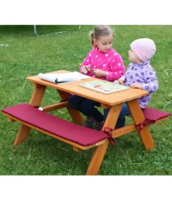Habau Kinder Picknickbank, 89 X 79 X 50 Cm -Compo Verkaufsgeschäft 4031092 WE MO 002 Kinderpicknickbank