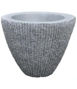 Roto Kunststoff-Blumentopf Samba, Konisch, Ø 62 Cm, Grau