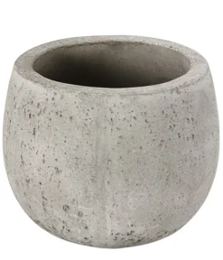 Dehner Leichtbeton-Topf Balloon Stone, Grau
