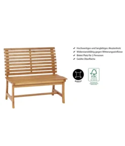 Dehner Akazienbank Paisley, 2-Sitzer -Compo Verkaufsgeschäft 4069167 WE IG 001 AkazienbankPaisley