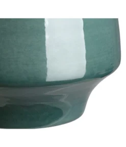 Dehner Keramik-Übertopf Elsa, Bauchig, Türkis -Compo Verkaufsgeschäft 4099883 PR DE 001 4100160 4100186 4100202 TopfElsaTuerkisDehnerExpressZS