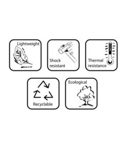 Farmet Kunststoff-Topf-Set Orione Alto, Rund, Grau, 2-teilig -Compo Verkaufsgeschäft 4109179 WE DE 005 ORIONEALTOHoherRunderPflanzkuebelDurchmesser50cm50cmhochSTEINBEIGE