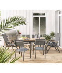 Dehner Gartenmöbelset Colmar 1, 7-teilig -Compo Verkaufsgeschäft 4140711 WE MO 001 GartenmoebelsetColmar