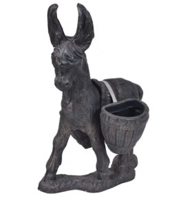 Roto Kunststoff-Blumentopf Esel, Grau, Ca. B43/H53/T16 Cm