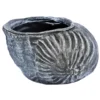 Roto Kunststoff-Pflanztopf Muschel, Grau, Ca. B40/H25,5/T30 Cm