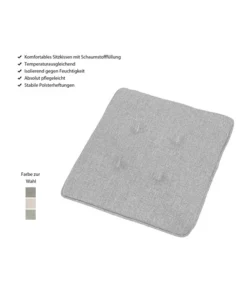 Dehner Balkonkissen Noah, Ca. B39/H3/T39 Cm -Compo Verkaufsgeschäft 4174199 WE IG 001 BalkonkissenNoahAnthrazit