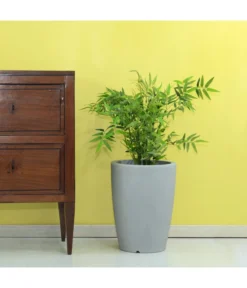 Farmet Kunststoff-Topf-Set Hydra, Konisch, Grau, 2-teilig -Compo Verkaufsgeschäft 4183620 WE DE 002 HYDRARunderPflanzkuebelDurchmesser36cm50cmhochSTEINBEIGE