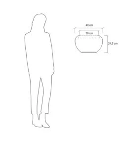 Farmet Kunststoff-Hängeampel Clio -Compo Verkaufsgeschäft 4186680 WE DE 004 CLIObagmitSeil40x17x2450cmhochWEISS