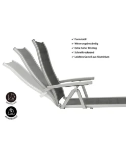 Dehner Gartenliege Chicago, Ca. B70/H72/T180 Cm -Compo Verkaufsgeschäft 4210258 WE IG 001 DehnerGartenliegeChicago