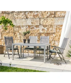 Dehner Ausziehtisch Chicago, Ca. B160-210/H74/T90 Cm -Compo Verkaufsgeschäft 4210381 4210316 4210274 WE MO 001 DehnerGruppeChicagoNEU