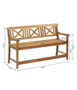 Dehner Gartenbank Malmoe -Compo Verkaufsgeschäft 4223186 WE BG 001 DehnerParkbankMalmoe