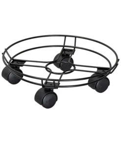 Wagner Pflanzenroller Draht, Ø 30 Cm, Schwarz