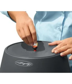 LECHUZA® CLASSICO Color, All-in-One-Set -Compo Verkaufsgeschäft 4309720 PR MO 011 ClassicoColorSchiefergrauMitSchraubeLechuza