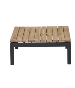 Siena Garden Teak-Loungetisch Alvida, Anthrazit/natur, Ca. B74/H30/T74 Cm -Compo Verkaufsgeschäft 4330155 WE DE 004 Loungetischalvida