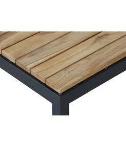 Siena Garden Teak-Loungetisch Alvida, Anthrazit/natur, Ca. B74/H30/T74 Cm -Compo Verkaufsgeschäft 4330155 WE DE 005 Loungetischalvida